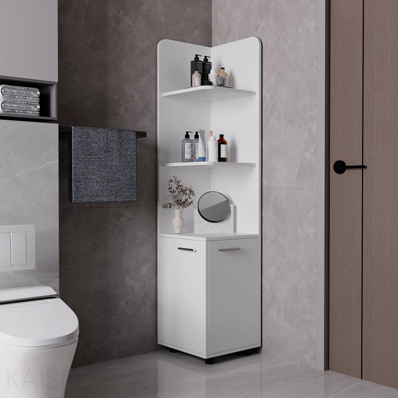 Grande armoire de rangement 2 portes 4 tablettes