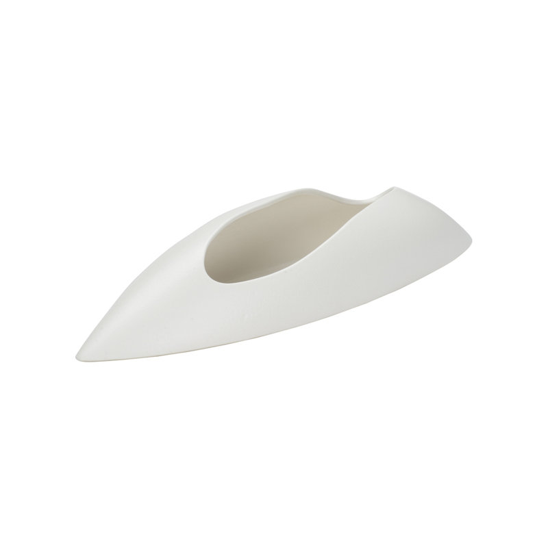 Ikebana Vase - Shiro, White Glaze