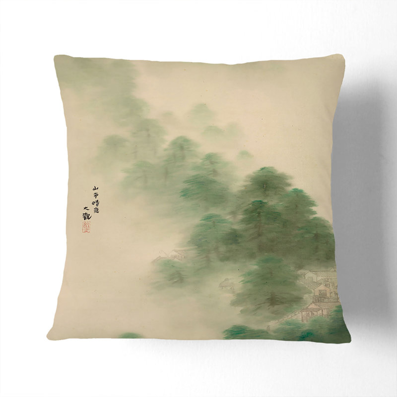 Square Throw Cushion, 40cm H x 40cm W x 15cm D, Black
