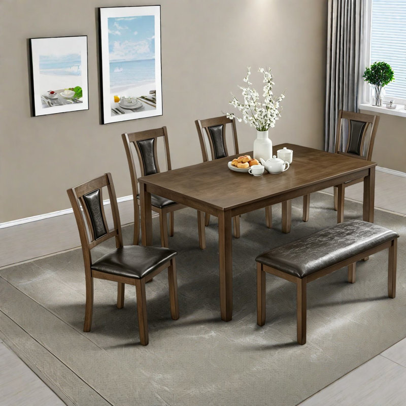 Piece Dining Table Sets(must Include Both Table And Chair) Wood Rustic Kitchen