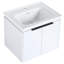 Ensemble de meuble-lavabo blanc 60 po avec lavabo et rangement