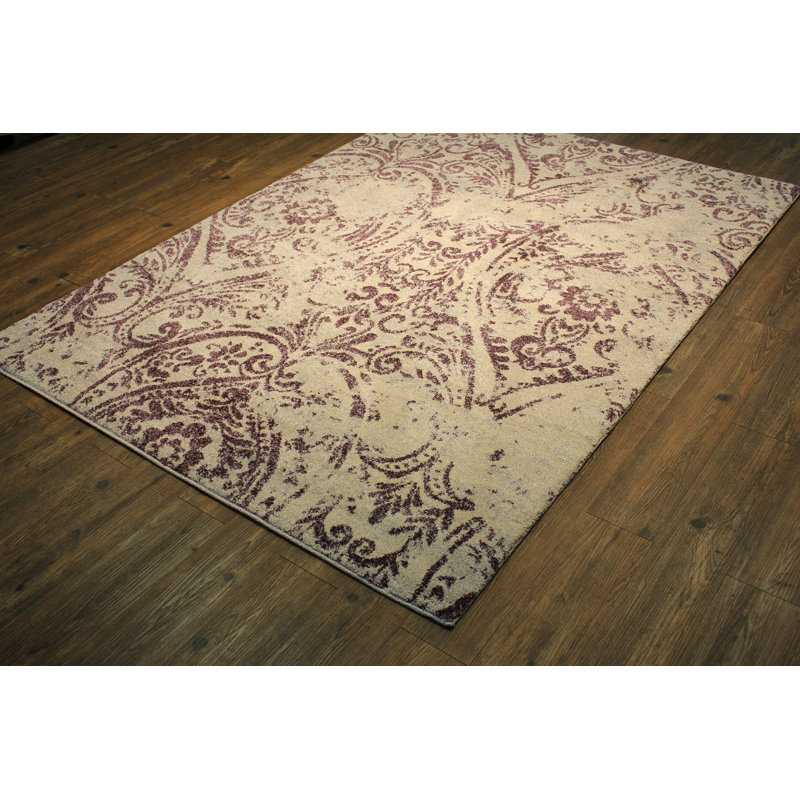 Tapis lavande/ivoire persan Lansdown
