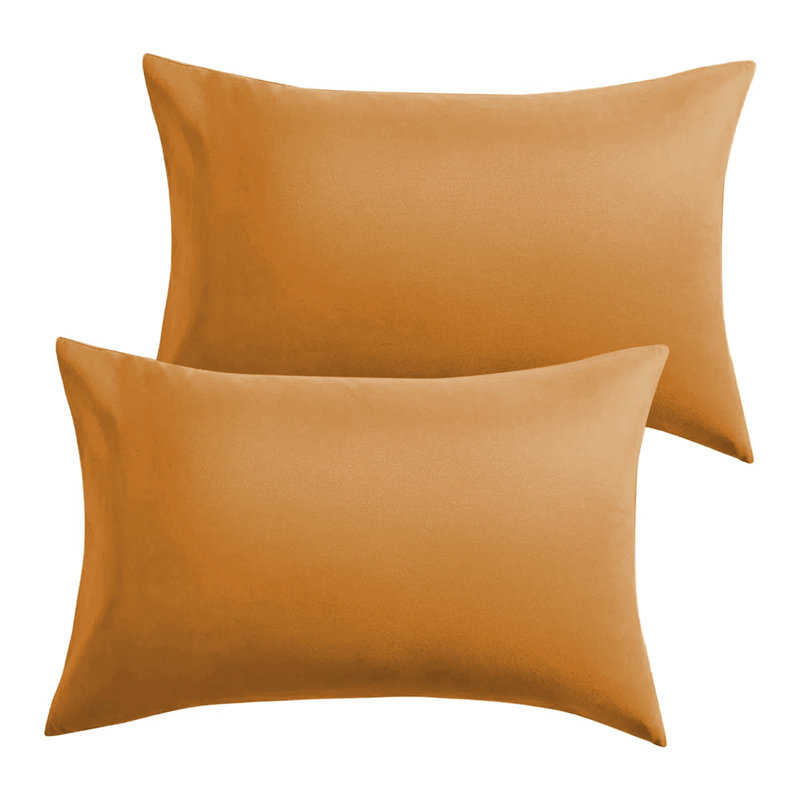 Microfiber Machine Tufted - Set of 2, Ochre
