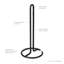 Porte-serviettes sur pied autoportant-29537910