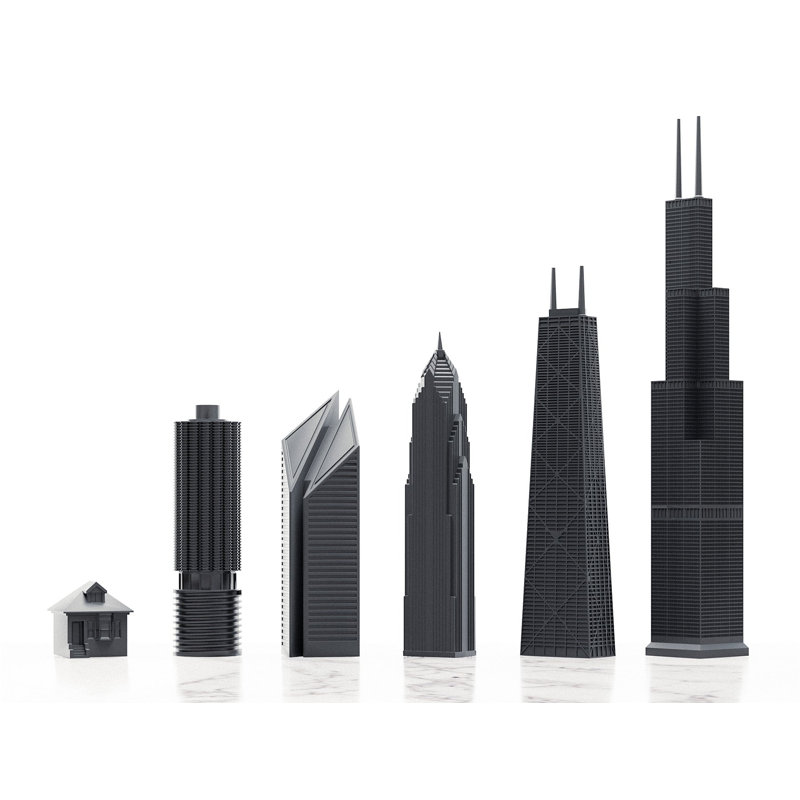 Chess Set Acrylic Chicago With Chicago Map Wood Board