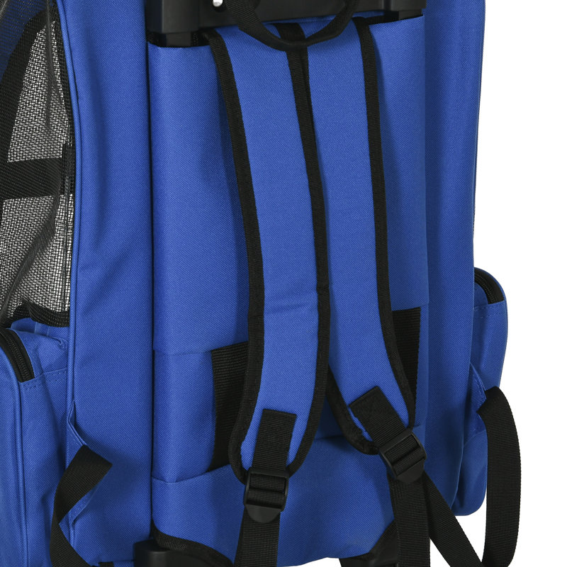Hartnett Deluxe Travel Pet Carrier, Blue