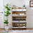 Spacious Two-Drawer Three-Fold Door Shoe Cabinet With Large Storage, Living Room Cabinet-324888641