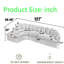 Canapé modulaire en L Boneless-1301838929