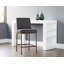 5West Upholstered Stool with Metal Frame-1108463831-1101050368