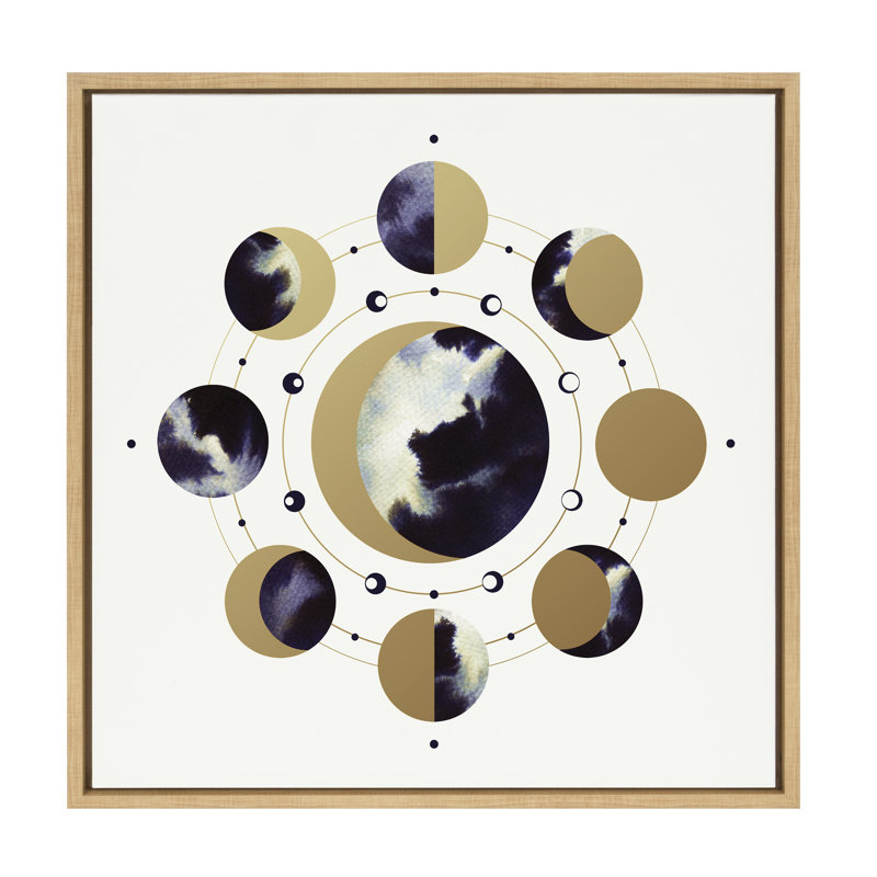 «Lunar Light» par Faryn Hughes, reproduction d'art sur toile encadrée