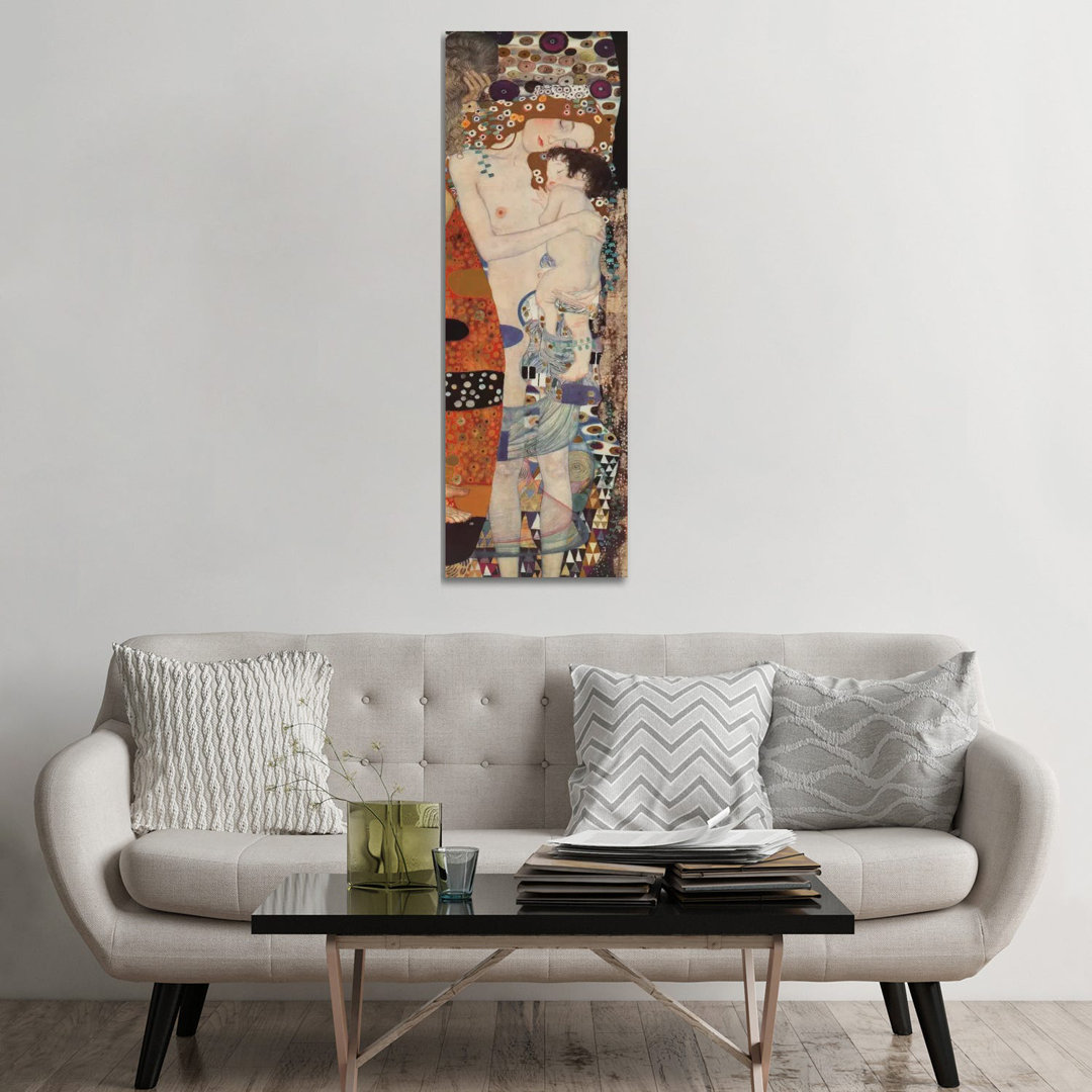 Three Ages Of Woman, Vertical by Gustav Klimt - Painting on Canvas