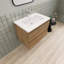 Meuble-lavabo flottant moderne simple Alcester Ivy Bronx-1100120580