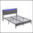 Versatile Upholstered Platform Bed With Advanced Features For Optimal Comfort