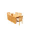 Hari Outdoor 5 - Piece Teak Dining Set