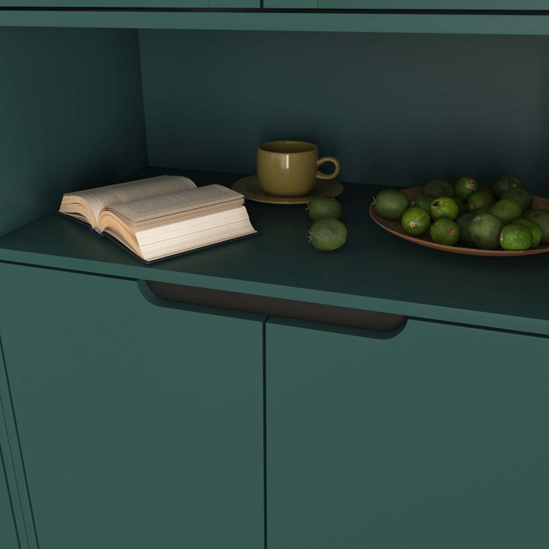 Tall Bathroom Storage Freestanding, Green