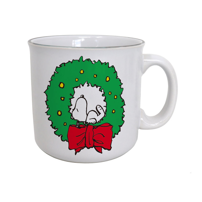 Cacahuètes - Snoopy-Wreath 20 oz. Tasse de camping