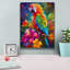  «Tropical Parrot» par Dean Russo, art mural sur toile, 12 po x 16 po-1681226360