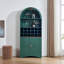 Armoire à vin arquée en bois avec support à vin amovible, armoire de rangement en bois aggloméré avec tablettes réglables-531973183