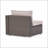 SANTA ROSA Right Armchair With Grey Upholstery And Durable Aluminum Frame For Modern Comfort And Style-602875769