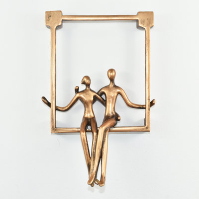 Sculpture de couple Adam et ses amis