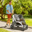 Foldable Pet Stroller with 4 Big Wheels for Medium Dogs-110210908
