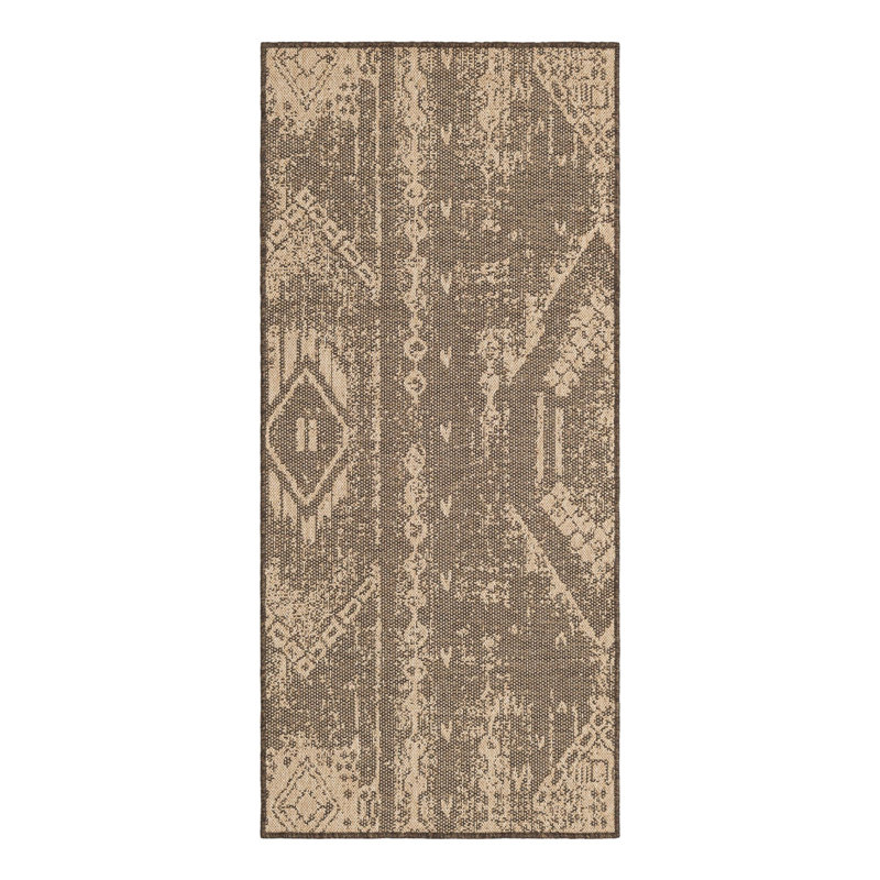 Tapis en polypropylène tissé à la machine Alaric, Tapis de couloir 2 pi 9 po x 6 pi 1 po
