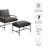 Raya Outdoor Patio Boucle Lounge Chair And Ottoman-107335481