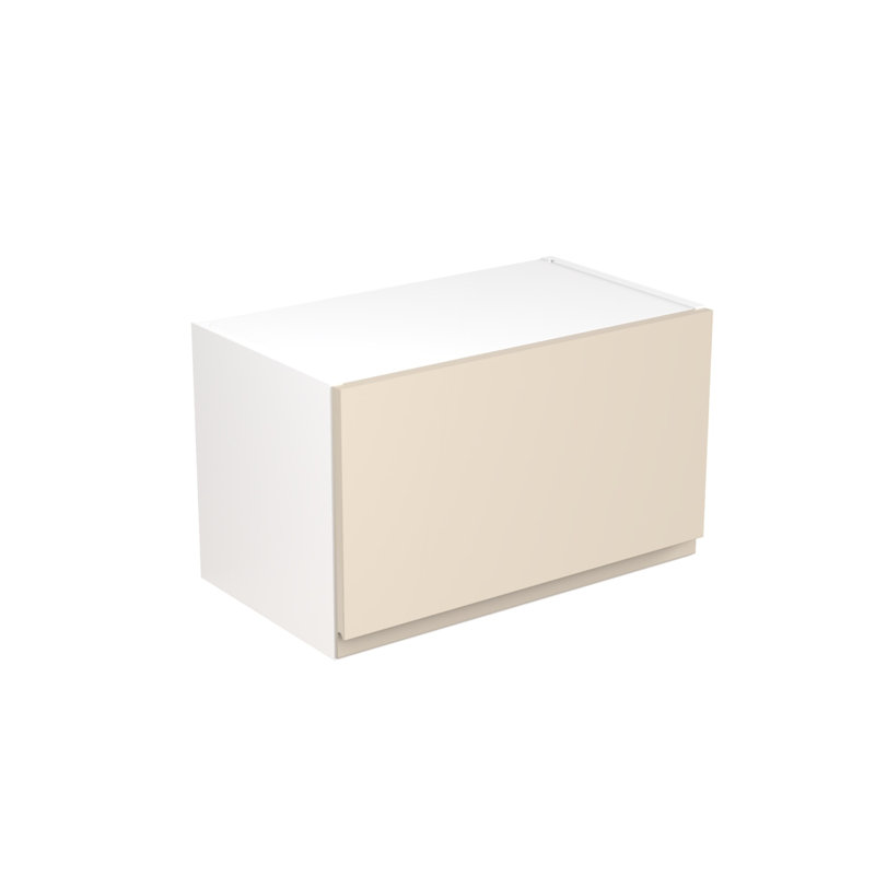 KitchenKit Flatpack J Pull Matt Wall Unit Bridge, 36cm H x 60cm W x 33cm D, Cashmere