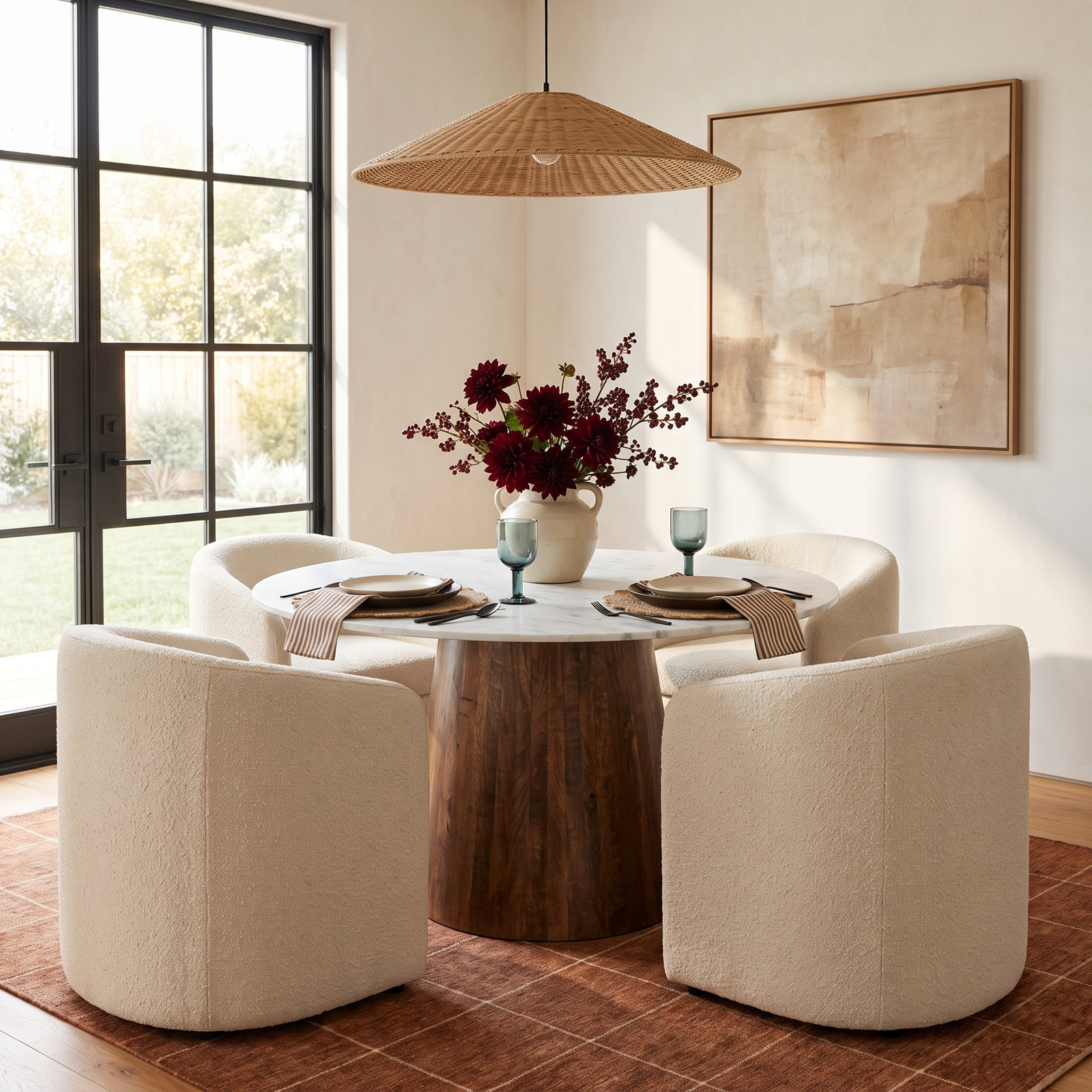 Tamia 48" Mango Dining Table