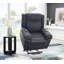 Fauteuil inclinable électrique en microfibre Domana