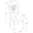 3 Piece Dining Table Set for Small Spaces Contains a Rectangle Wooden Table with Dropleaf and 2 Linen Fabric Chairs, Buttermilk & Cherry-1882169364