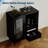 Wine Bar Cabinet with Tempered Glass Door & Rack , 30.7" Freestanding Modern Buffet Sideboard for Dining Room, Kitchen Coffee Bar & Liquor Storage Cabinet with Drawers and Glass Holder-2088910869