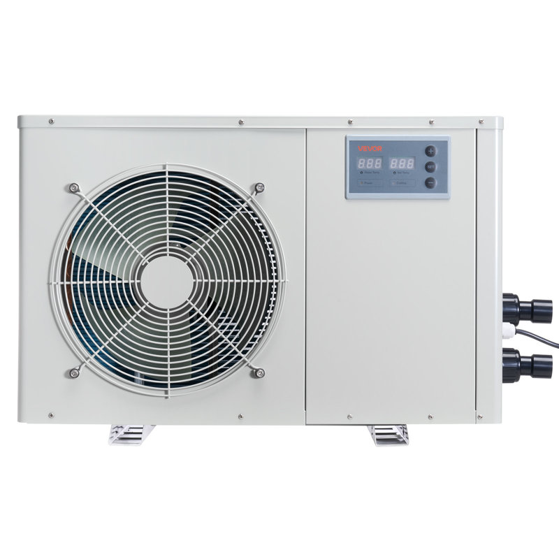 Aquarium Chiller 150 gallons, refroidisseur d'eau 1/2 HP pour la culture hydroponique, refroidissement rapide pour aquarium, Axolotl, récif de corail, compresseur de réfrigération silencieux, évaporateur en titane, raccords complets
