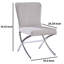 Chaise d'appoint en métal Mayreni