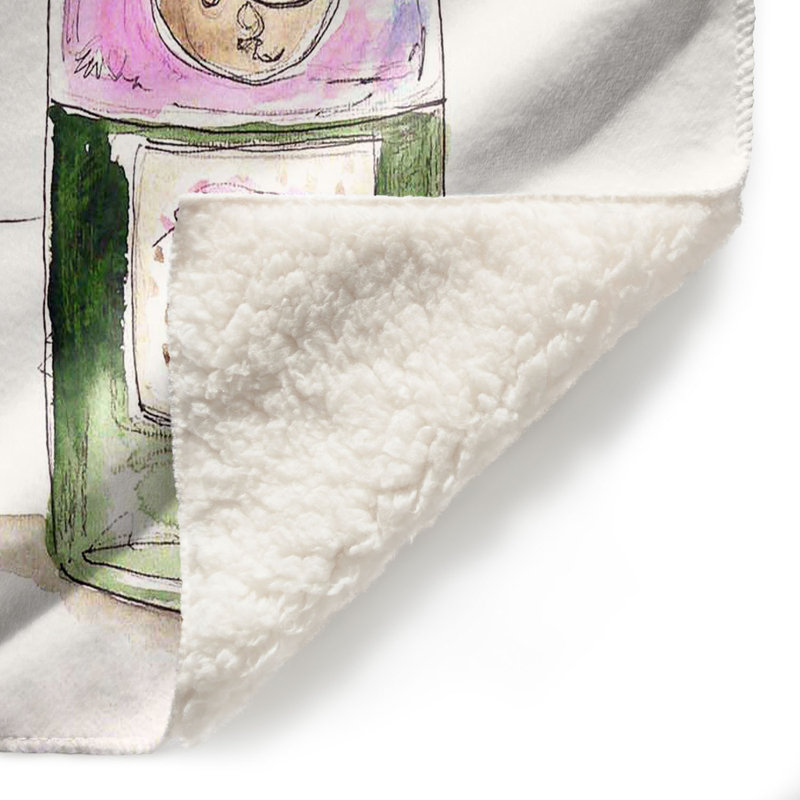 Couverture à vin rose , 51 po x 60 po
