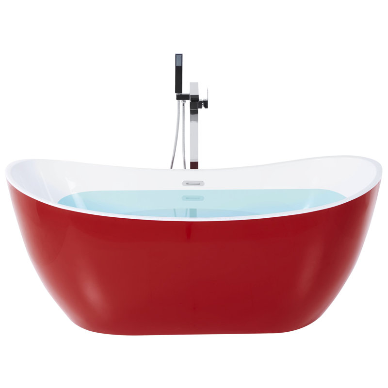 Metcalfe x Freestanding Standard Acrylic Bathtub, 590cm H x 1800cm L x 780cm W