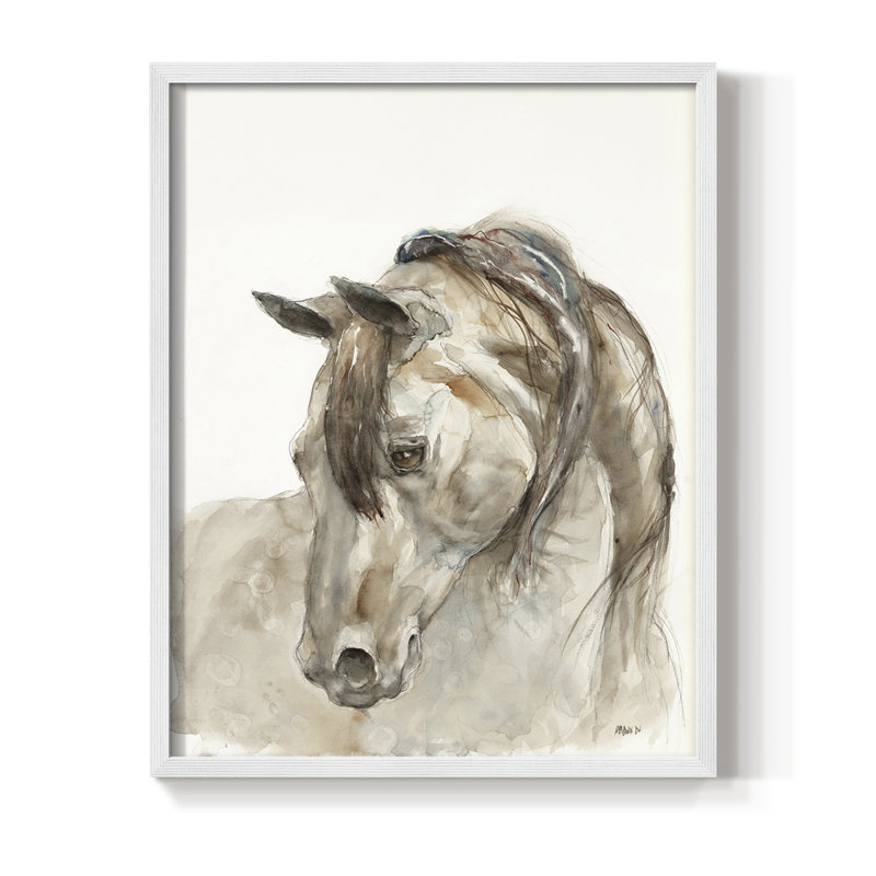 Dream with Me Framed Print - Solid Wood, White, 10" H x 8" W