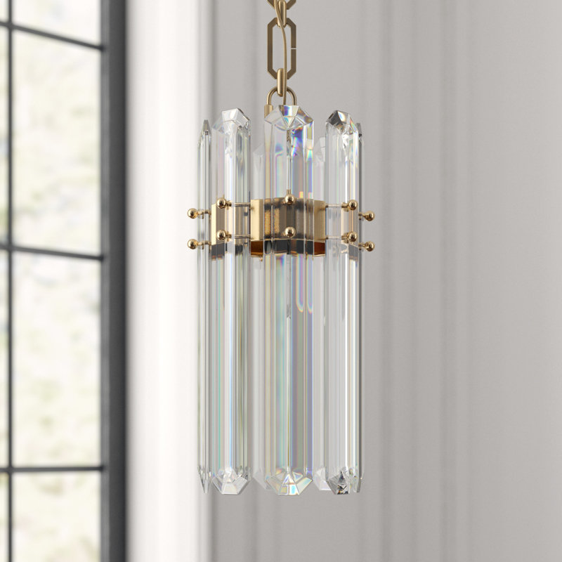 AERIN Bonnington Small Pendant, Polished Nickel