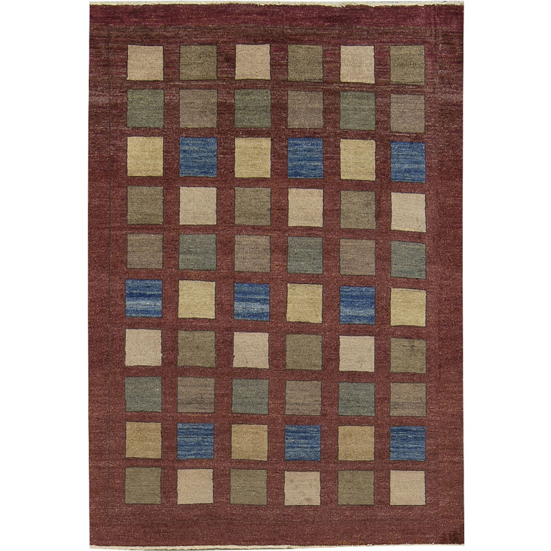 Afghan One-of-a-Kind 4'2" X 5'8" Area Rug