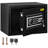 Safe Box, 0.8 CU.FT Fingerprint Safe Box for Money w/ 2 Keys & Digital Keypad