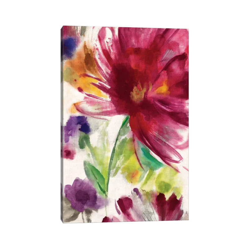 Garden Whisper I - Wrapped Canvas Painting