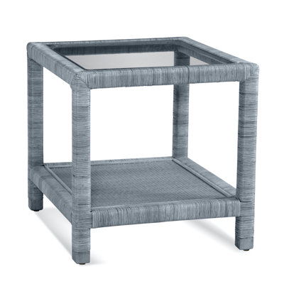 Pine Isle Glass End Table
