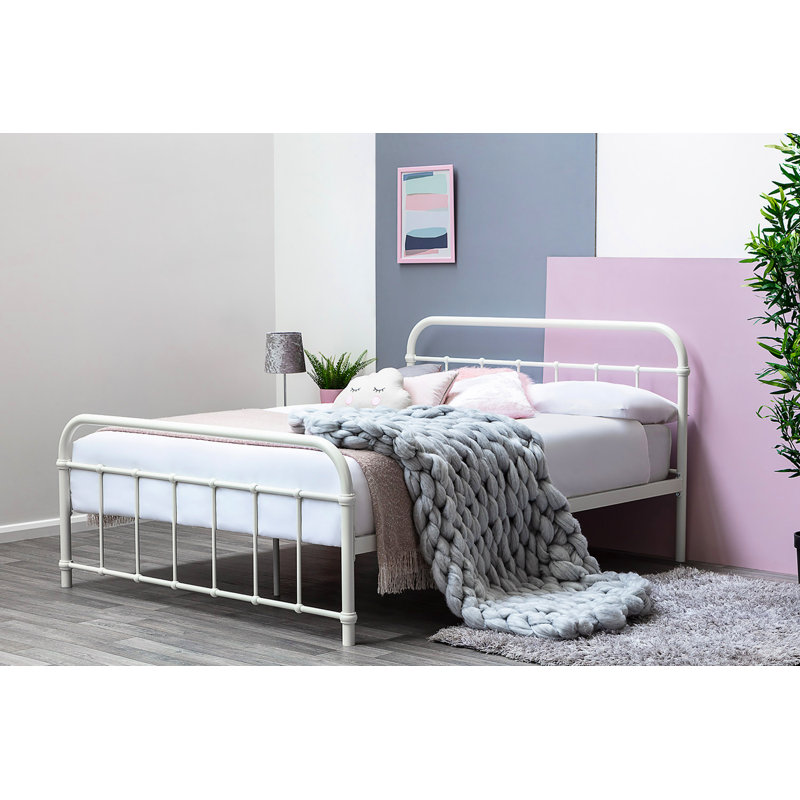 Cleveland Bed, 19cm Double Memory Foam, White, Double (4'6)
