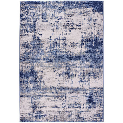 Tapis indigo Mancy