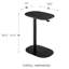 Bureau ajustable noir Magro-1890221645