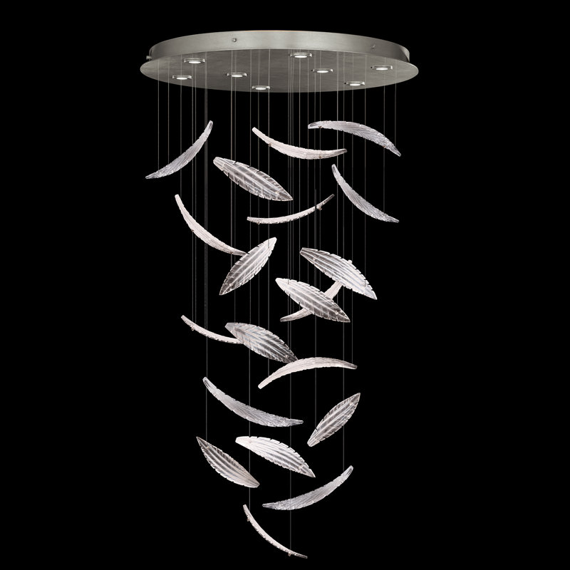 Elevate 8 - Light LED Pendant, Silver