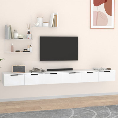 6 Piece Floating Shelf