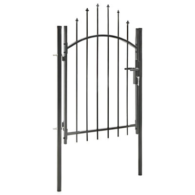 Camerton Black Metal Gate