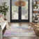 Abbate Abstract Pink/Blue/Orange/Ivory Area Rug