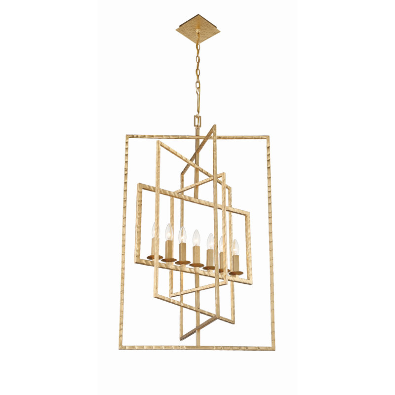 Kynlee 7 Light Antique Gold Chandelier